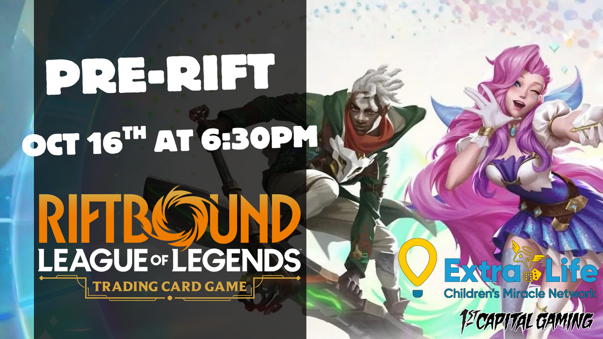 Radiance : Pre-Rift - Oct 16th at 6:30PM - York PA